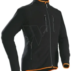 Husqvarna Microfleece Jack Zwart Xl